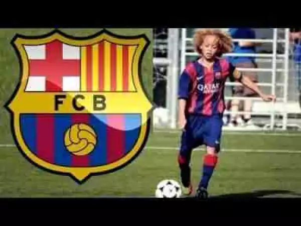 Video: Xavi Simons Individual Clips - FC Barcelona vs St Kevins